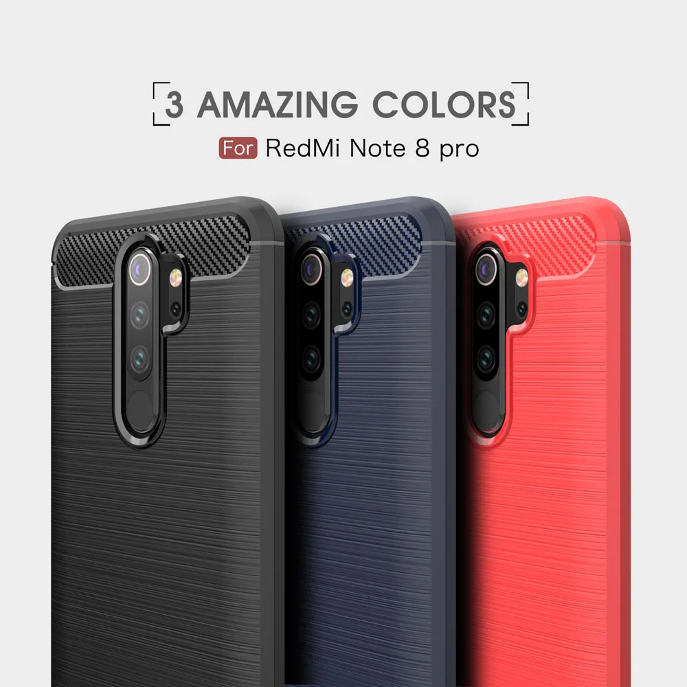 Чехол из углеродного волокна 6,3 для Xiaomi Redmi Note 8, чехол для Xiaomi Redmi Note 8 Note8 Pro, задняя крышка для телефона, чехол
