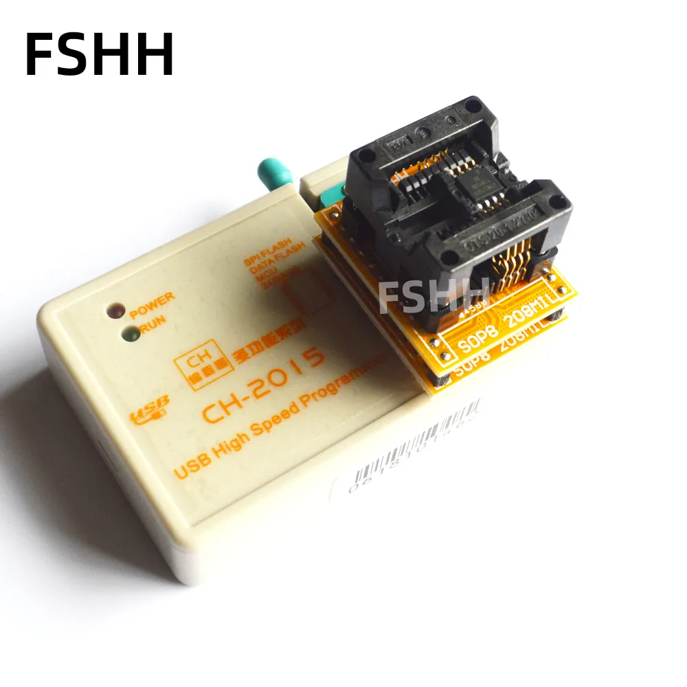 Программатор CH2015 + адаптер AVR SOP8 для чипа ATtiny13a tiny25 tiny26 tiny45 tiny84a tiny85|Промышленные