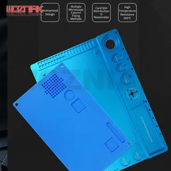 

SUNSHINE SS-004N Aluminum Alloy Repair Pad Compatible microscope Fixation Silicone High Temperature Resistant Mat