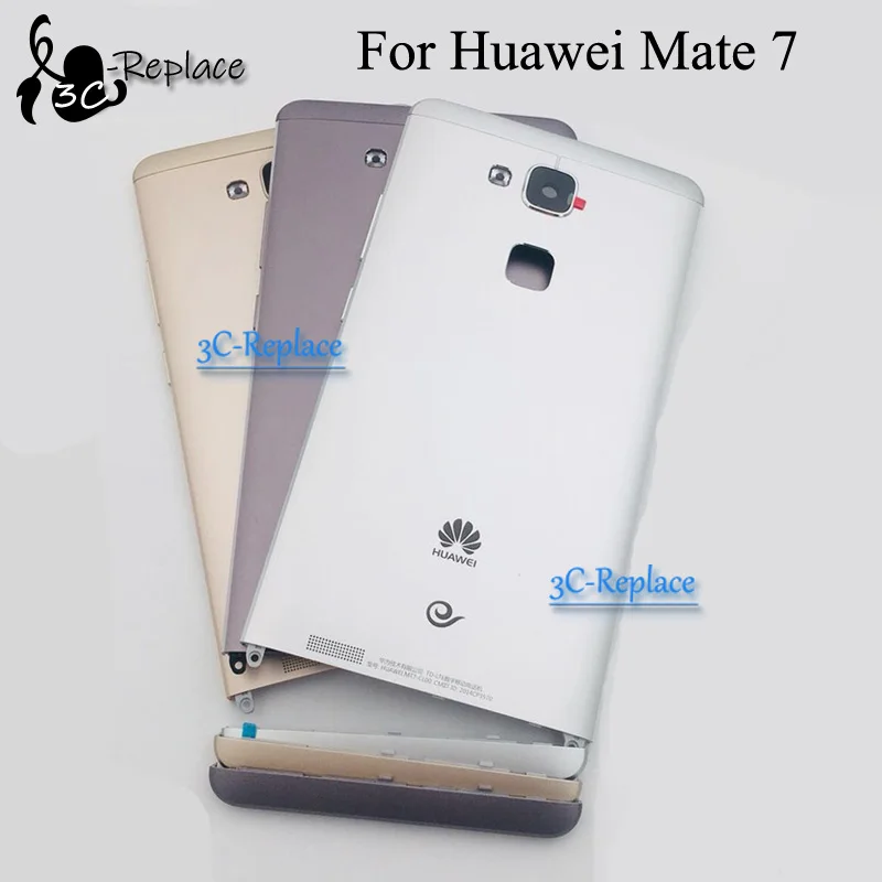 Оригинальная б/у 6 0 дюймов для Huawei Mate 7 Mate7 MT7-UL00 MT7-L09 задняя крышка батарейного