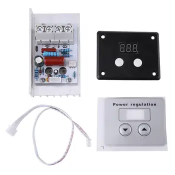 

speed controller for ac motor 10000W SCR Digital Voltage Regulator Speed Control Dimmer Thermostat AC 220V 80A Voltage