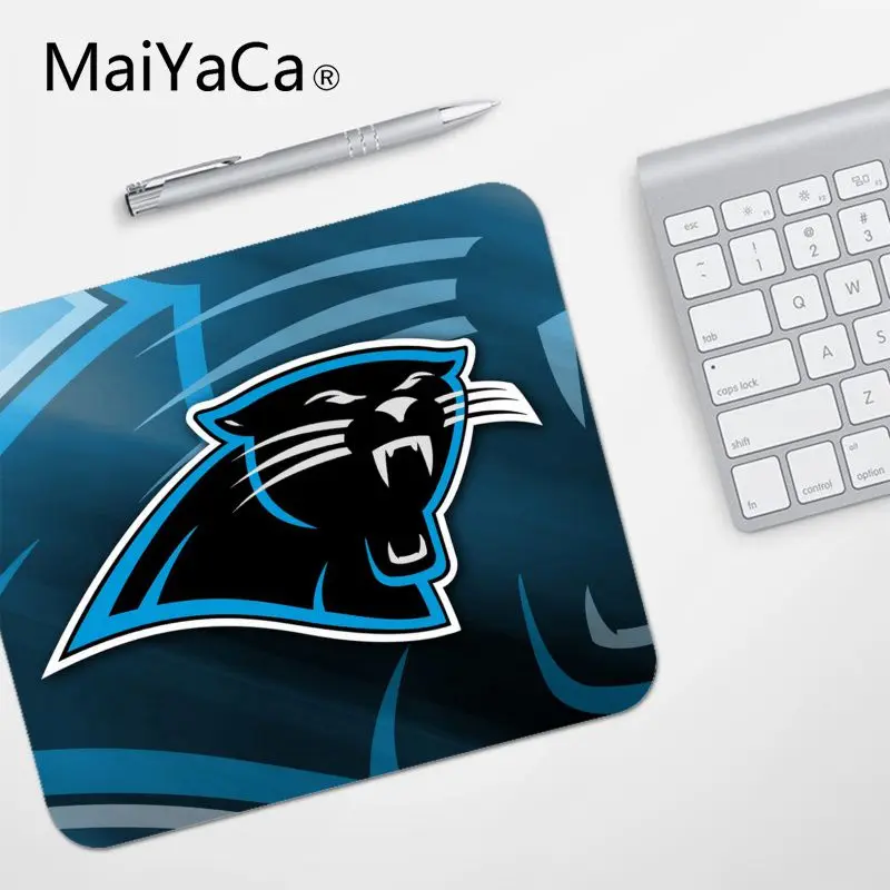 No Lock Edge25x29cm MaiYaCa высокое качество Carolina the Panthers заказной Ноутбук игровой коврик для мыши Лидер продаж подставка под руку мышь - Цвет: No Lock Edge25x29cm