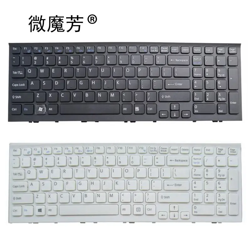 Новая клавиатура для ноутбука США SONY VPC-EL PCG-71C11V PCG-71A11T PCG-71A12T PCG-71911M с тремя винтами |