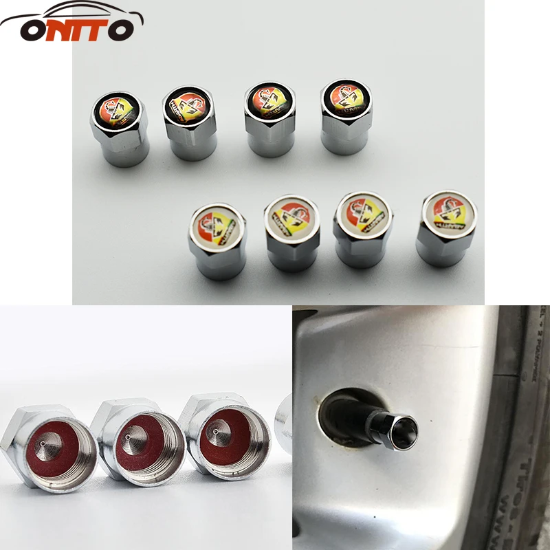 

4PCS Car Tyre Air Valve Caps Bicycle Tire Valve Cap for ABARTH for Tribeca Legacy Outback Impreza Forester Impreza WRX STI