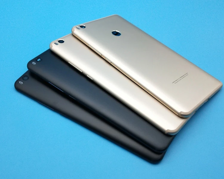 

Fingerprint Sensor Back Housing For Xiaomi MI MAX 2 Back Cover Backplate Case Side Keys+Lens For Xiaomi Mi Max2 Battery Cover