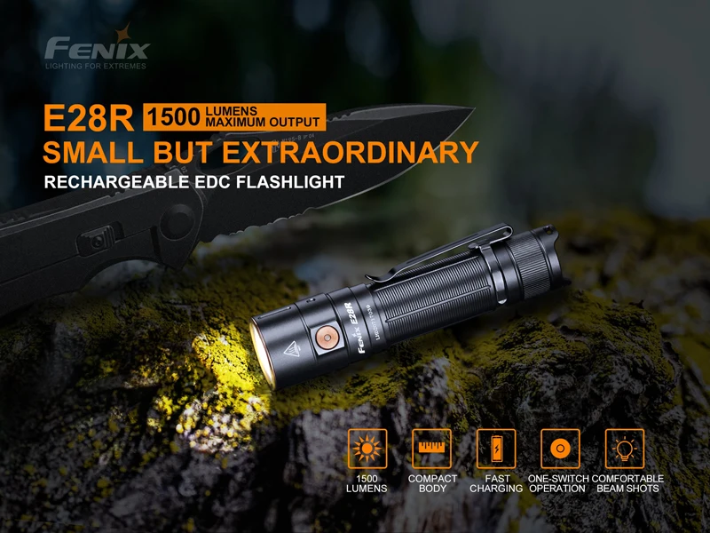 Fenix E28R Rechargeable EDC Flashlight (7)