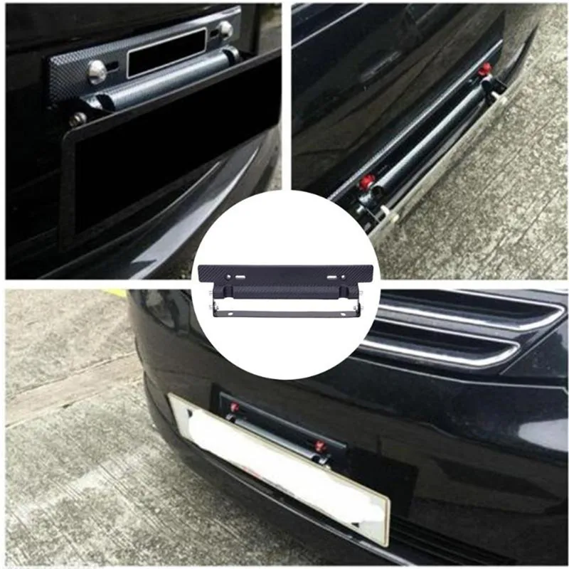 Universal Adjustable Car Number License Plate Frame Bracket Holder