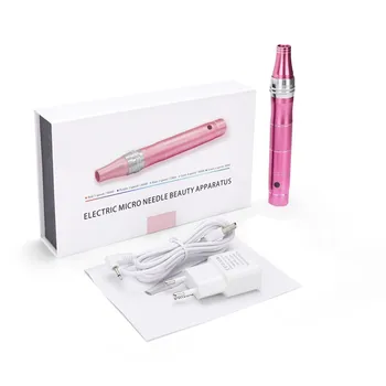 

Electric Adjustment Micro needle Pen Skin Tightening Auto Micro Needle Pen Machine Anti Aging Skin Therapy Needles Cartridges