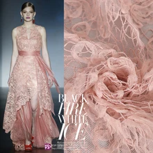 Jiangnan impression, летнее Новое вязаное кружевное платье с вышивкой, модное платье, распродажа, ткань