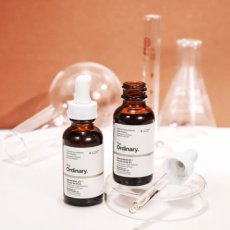 

The Ordinary Resveratrol 3% + Ferulic Acid 3% Improves Dullness Brightens Skin Tone Anti-oxidant Remove Melanin Face Treatment