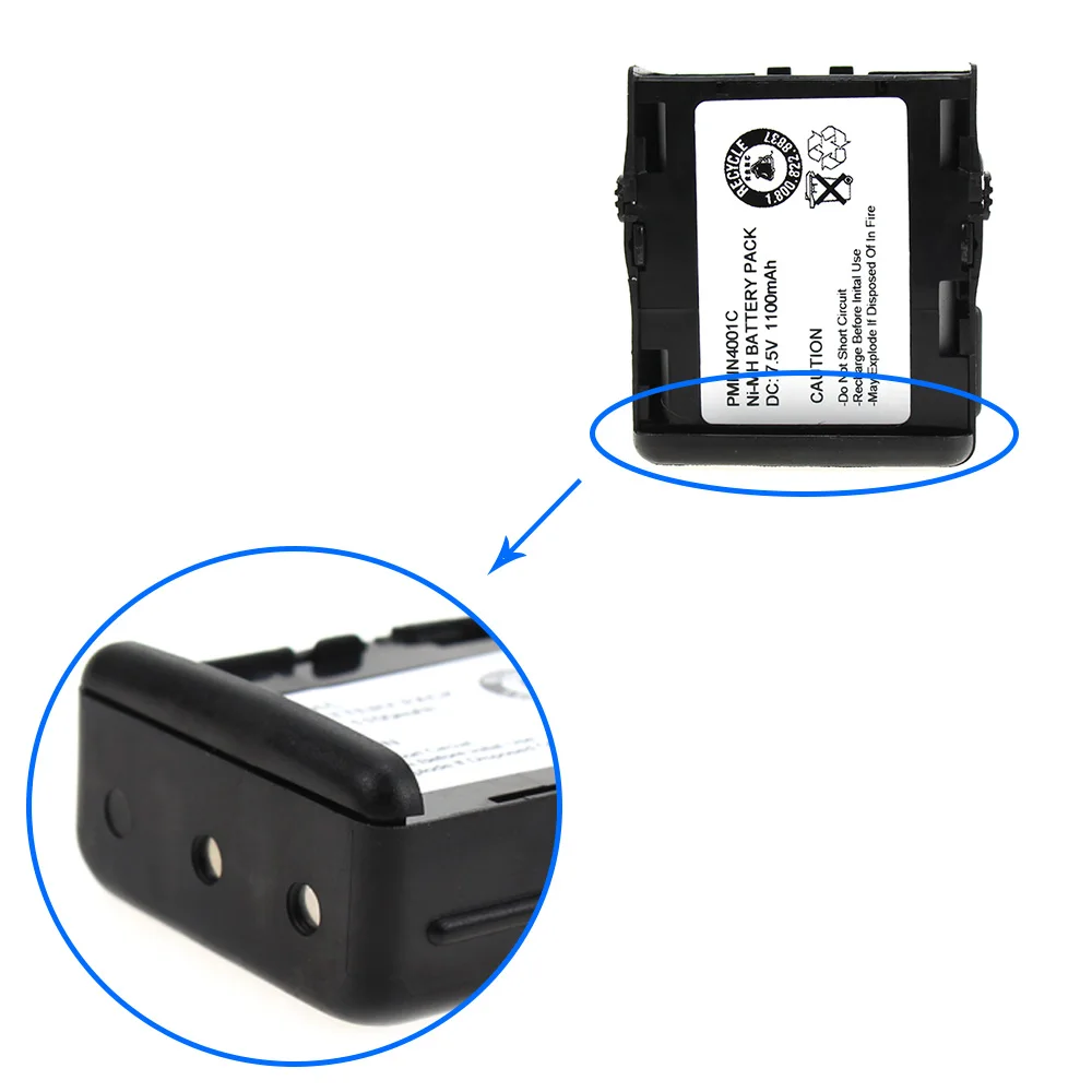 1100mAh Replacement Battery for Motorola PMMN4001 PMMN4013 PMNN4000 GP68 GP688 5