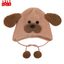 Милые береты из твида с мультяшным принтом лисы, детская зимняя шапка, женская вязаная шапка, шарф, Детский милый шерстяной берет с рисунком, gorras# ZB