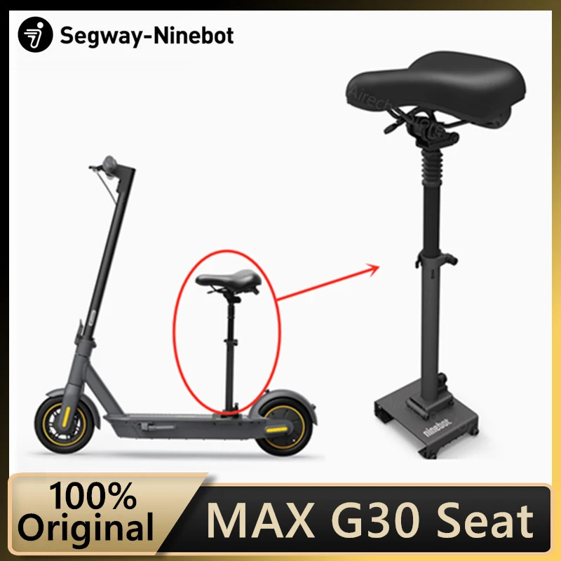 Original Seat For Ninebot Max G30 Smart Electric Scooter Foldable  Skateboard Height Adjustable Shock-absorb Saddle Chair Parts - Scooter  Parts \u0026 Accessories - AliExpress