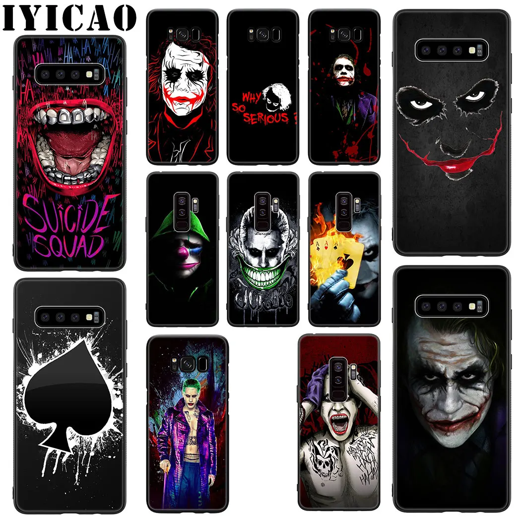 Мягкий силиконовый чехол Joker для Samsung Galaxy S20 S10 S9 S8 Plus Lite Ultra S10e S6 S7 Edge |