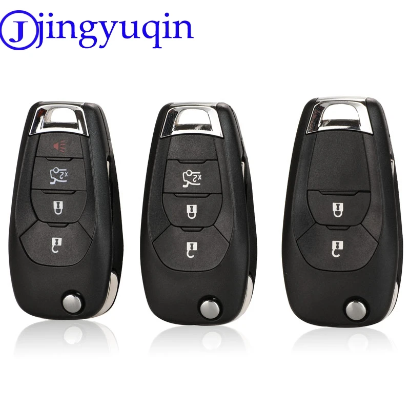 3 кнопки дистанционного управления jingyuqin чехол для автомобильного ключа Chevrolet Cruze