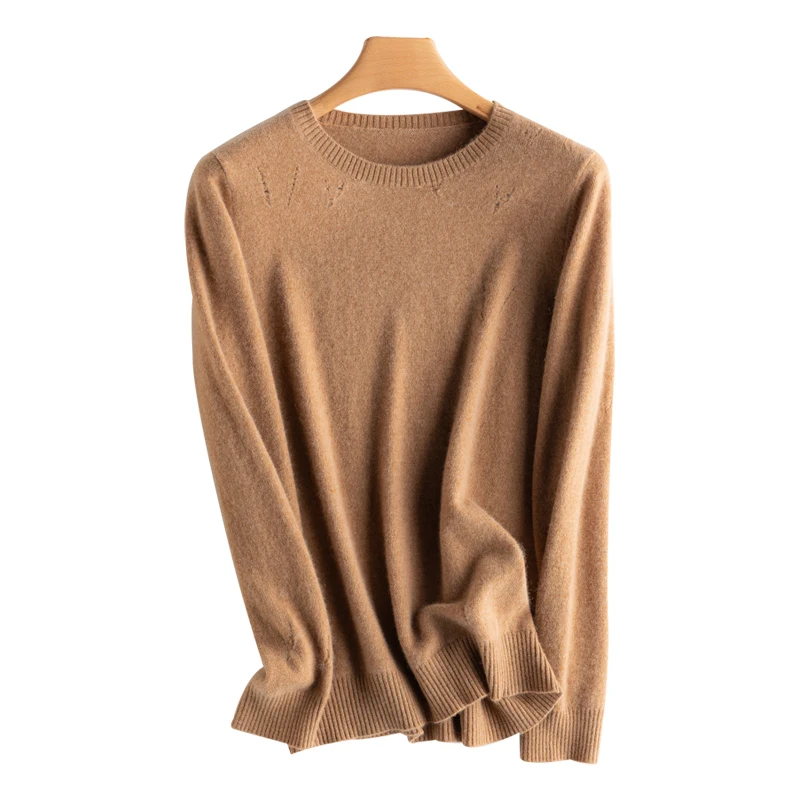 New arrival Women Sweater O-Neck 100% Pure