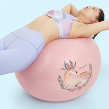 65 см, спортивные мячи для йоги, пилатеса, тренажерного зала, фитбол для баланса, взрывозащищенные, для упражнений, тренировки, массажные мячи для фитнеса с надувной воздушной заглушкой