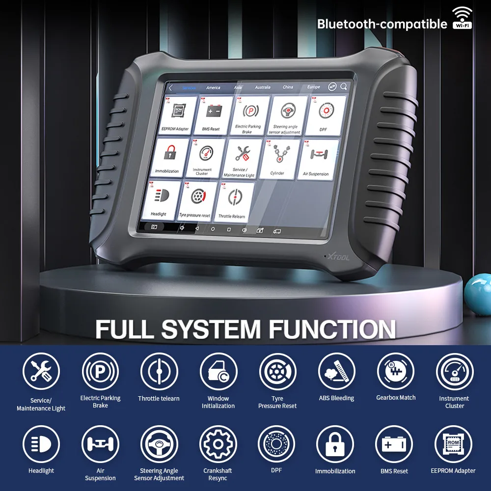 Диагностический сканер XTOOL A80 для считывания автомобилей OBD2 с Bluetooth Wi-Fi ECU |