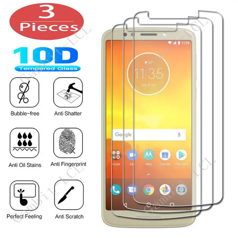 Защитное стекло для Motorola Moto E5 Plus Z4 Z3 Play Z2 Force E4 G5 G5S C 3 шт. закаленное защитное