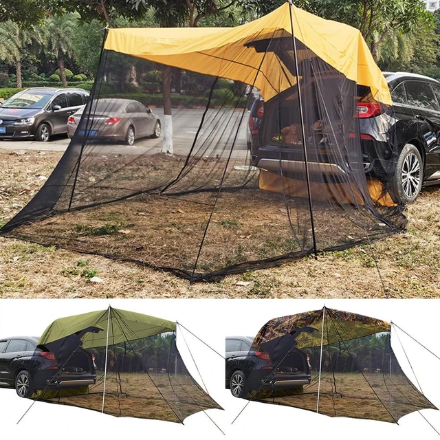 Tente de camping extérieure étanche pour voiture, auvent d'ombre, queue  latérale de voiture, abri solaire pour le camping autonome - AliExpress