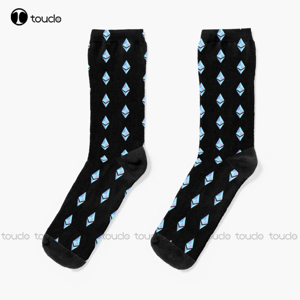 

Ethereum Blockchain Crypto Cryptocurrency Socks Workout Socks Men Personalized Custom Unisex Adult Teen Youth Socks Fashion New