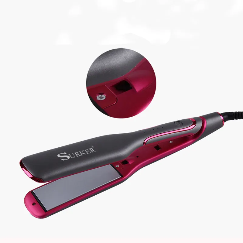 surker electric hair straightener SK-960 straight hair iron negative ion  hair care ceramic coating panel - AliExpress Beauty & Health
