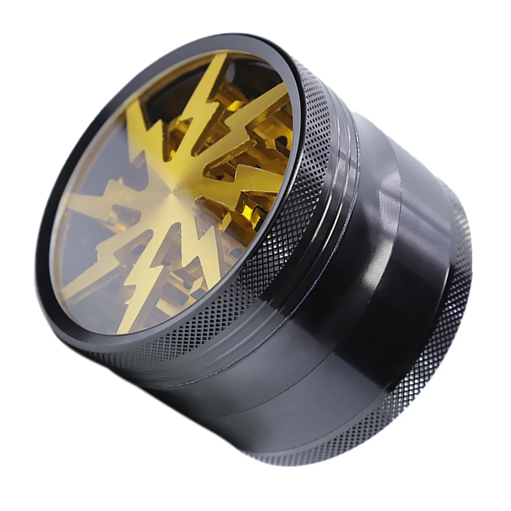 Metal Tobacco Grinder 63mm Diameter Weed Crusher Alloy Herb Grinder-Premium Aluminum