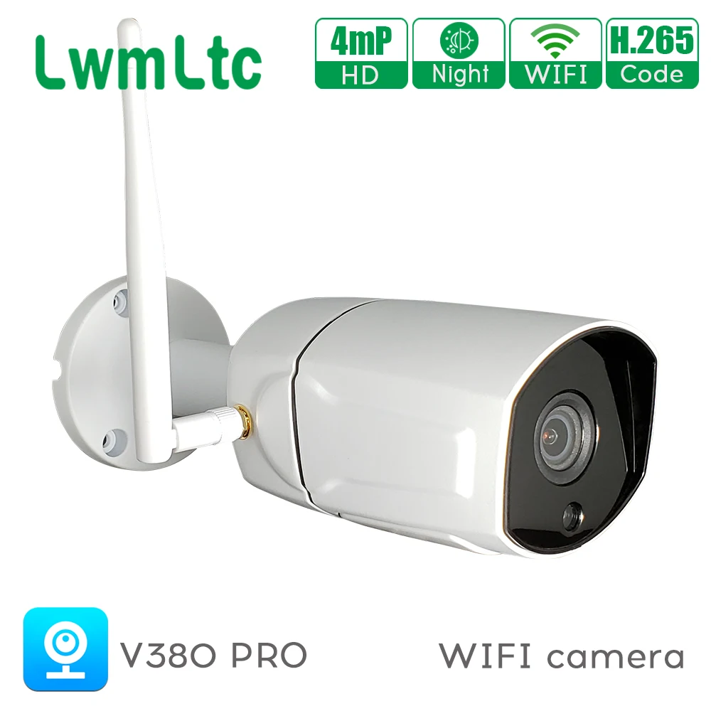 1080P 4mp HD Беспроводной WI-FI Камера IP V380 PRO видеонаблюдения двухканальную аудиосвязь