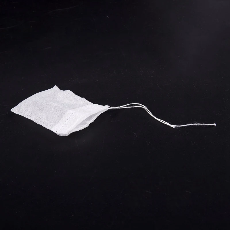 100 Pcs Disposable Empty Tea Bag String Heat Seal Filter Paper