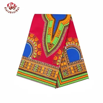 

2019 High Quality Guarantee African Dashiki Printe Wax Fabric Ankara Cotton Fabric Wax Fabric 6 Yards Per Lot 24FJ2018