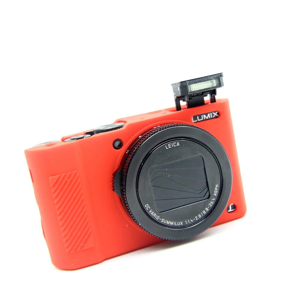 Kameratasche Etui für Panasonic Lumix LX10 Kunstleder Tasche braun CC1190b 