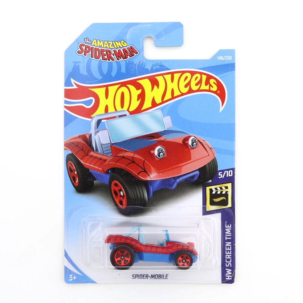 2019-146 Hot Wheels SPIDER-MOBILE Mini Alloy Coupe 1/64 Metal Diecast Model Car Kids Toys Gift | Игрушки и хобби