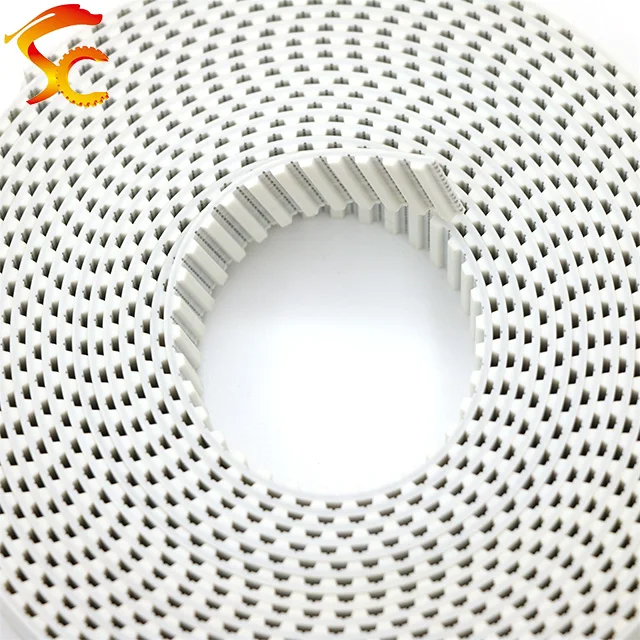 

T5 10MM PU open belt T5 timing belt width 10mm white Polyurethane with steel core 5meters