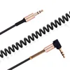 Cable de Audio auxiliar Jack 3,5 de 3,5 MM, macho a macho para altavoz de teléfono para coche, auriculares MP4, conector Jack 1,8 M, Cables de Audio de resorte ► Foto 3/6