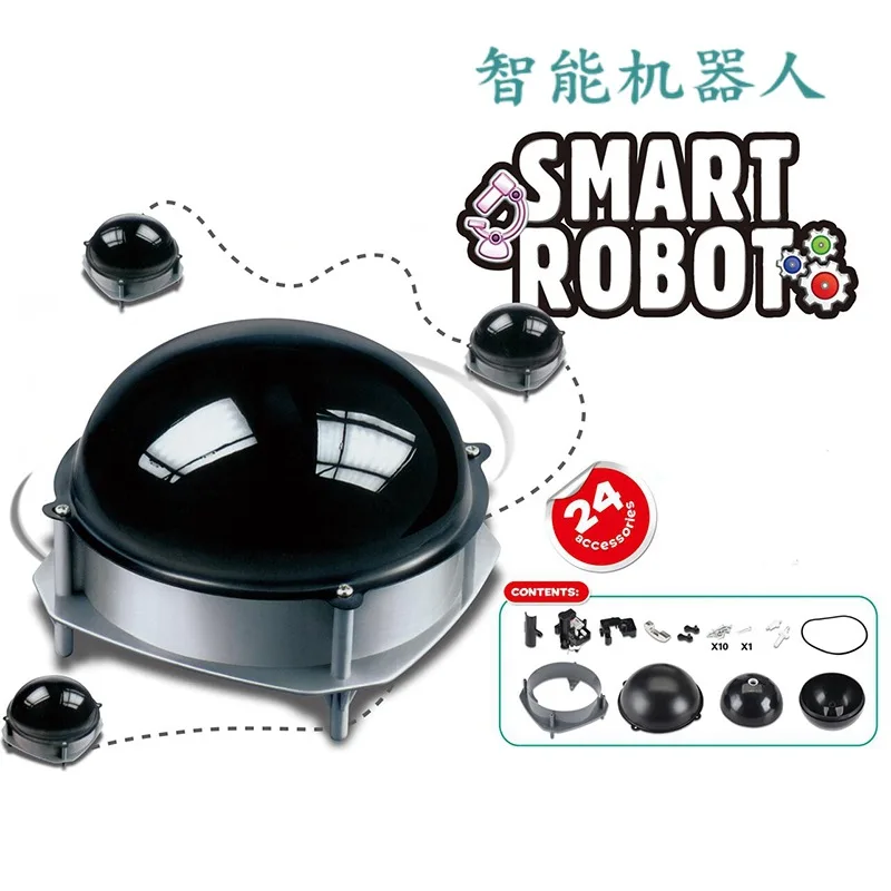 

Stem Teenager DIY Science And Technology for Making Assembled Toys Science Creative Power Obstacle Avoidance Intelligent Robot M