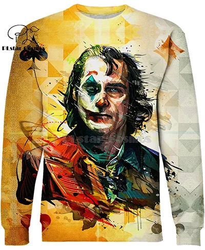 sweatshirt PLstar Космос DC comics Бэтмен Драма маска Джокер 3d толстовки/Толстовка зима осень Забавный Harajuku уличная одежда - Цвет: sweatshirt