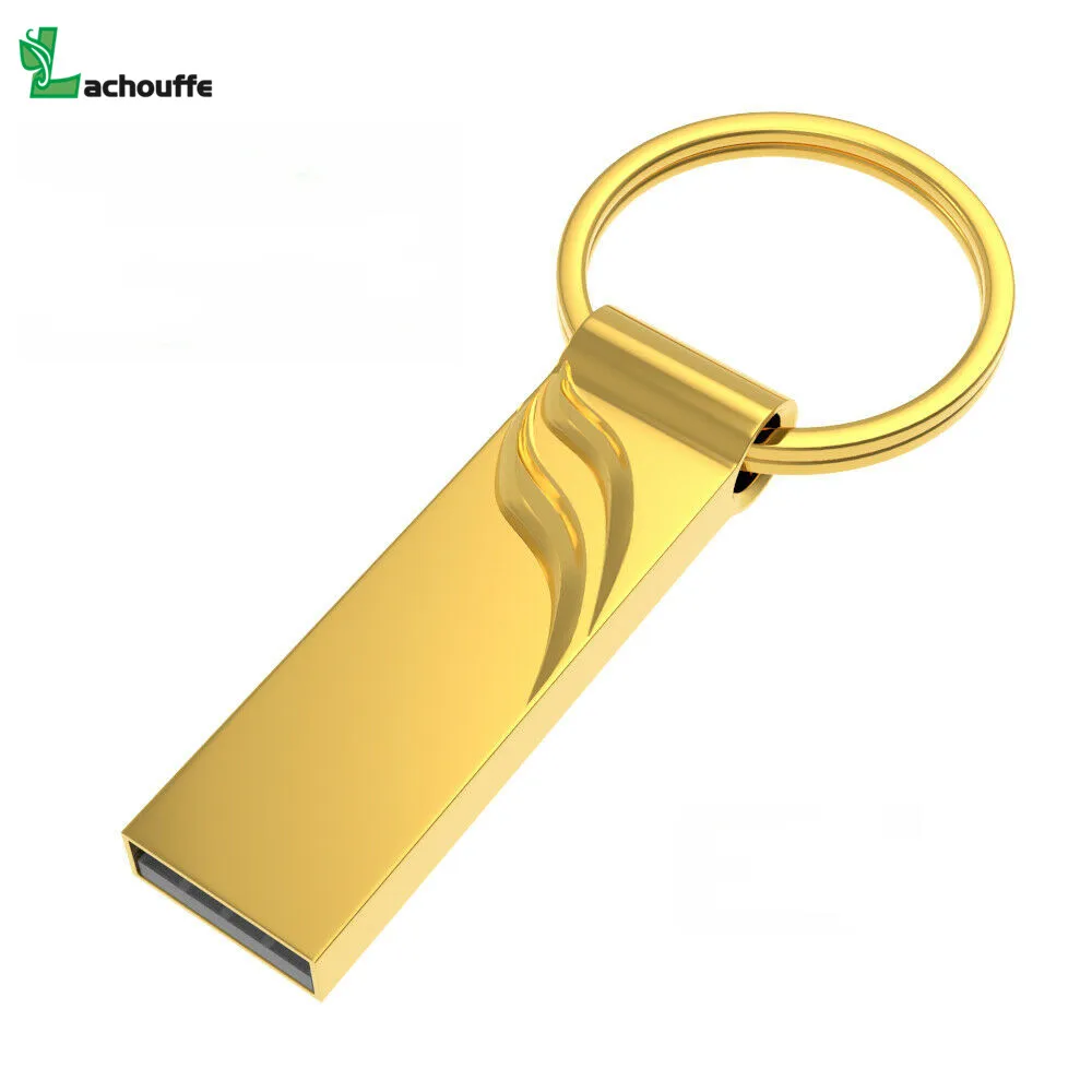 Флеш-накопитель 64 ГБ, водонепроницаемый USB 2,0, Металлический Высокоскоростной флеш-накопитель 128 ГБ, 16 ГБ, 8 ГБ, 4 Гб, USB флеш-накопитель 32 ГБ, usb флешка, бесплатный логотип на заказ