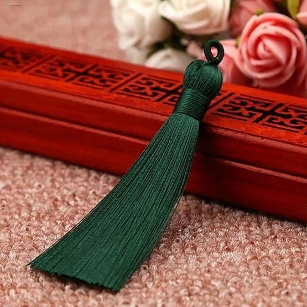 Hot Sale 5Pcs 80mm Long Tassel Fringe Charm Pendant DIY Craft Phone Bag Ornament Decor