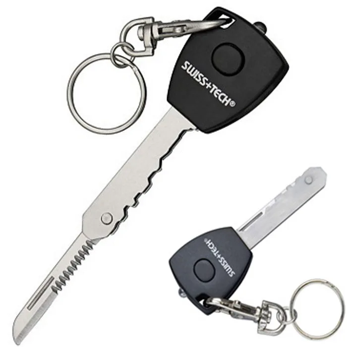 

Defensive Defense Things Swiss Technology 007 Recessed Key Knife 5-in-1 Keychain Key Accessories Blister Card-