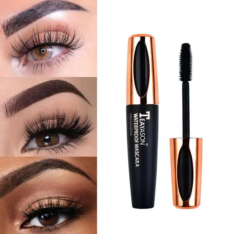 Silk Fiber Eyelash Mascara Extension Makeup Black Waterproof Lengthening mascara Volume Express false eyelashes cosmetic