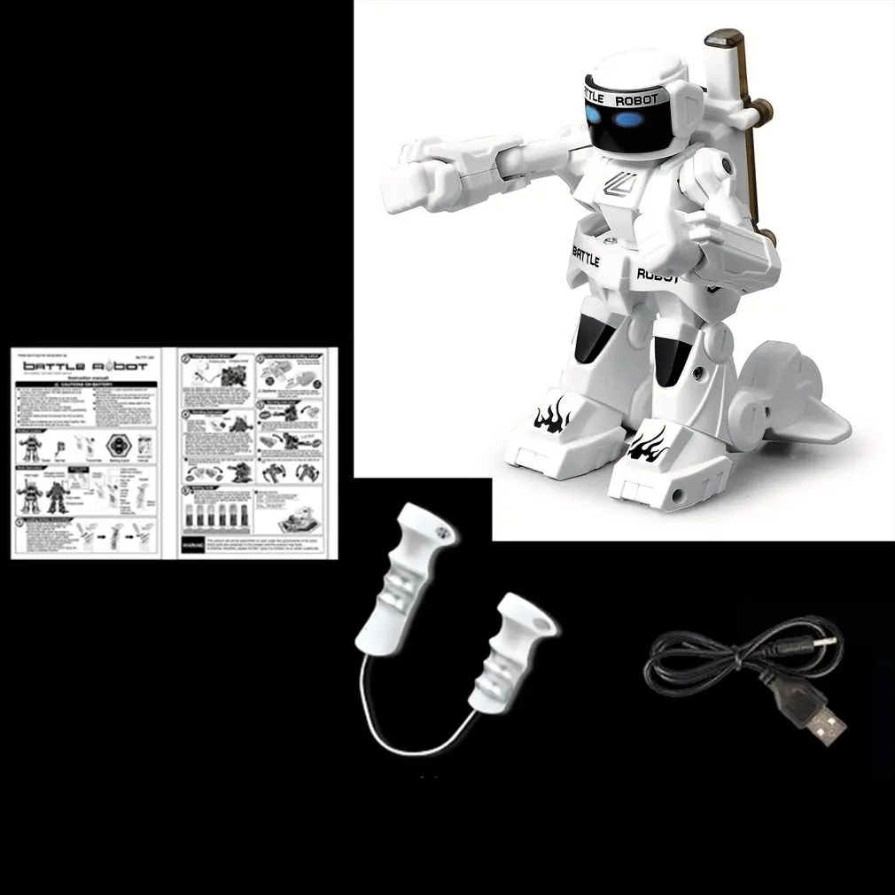 

2.4G Somatosensory Remote Control Battle Robot Toy Two-player Competitive Fight Robot Model Toys For Children's Gift
