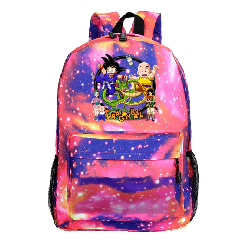 Рюкзак Mochila Dragon Ball, ультра-Instinct Goku Z Vegeta, супер Saiyain, повседневные школьные сумки для маленьких мальчиков и девочек, подростков, Bolsa - Цвет: 3