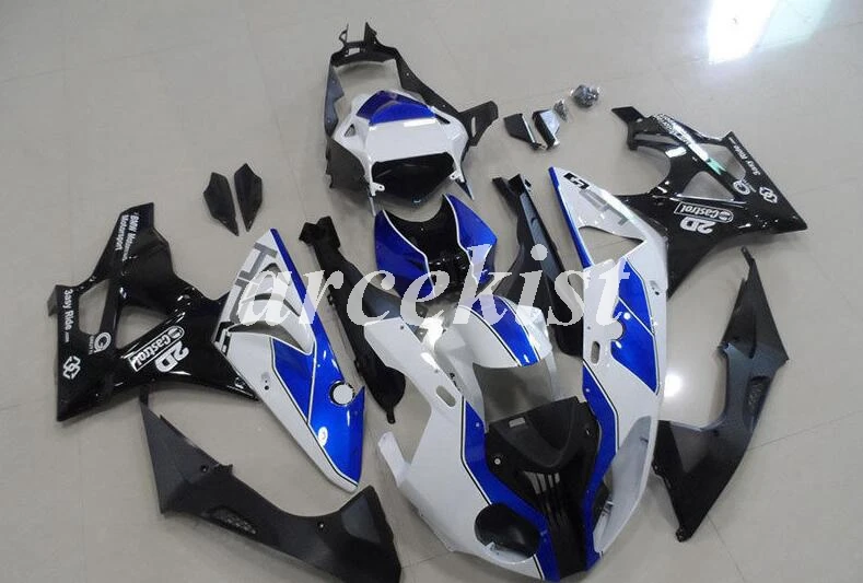 Литье под давлением мотоцикл ABS Полный обтекатели комплект подходит для BMW S1000RR 2009- 1000RR 09 10 11 12 13 14 черный синий белый