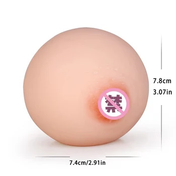 Silicone Artificial Breasts False Chest Vagina Sex Toy For Man Soft  Mini Boobs Ball MASTURB SexulesToy For Adult Product Sex 18 4