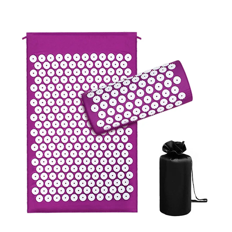 Acupressure Mat And Pillow Massage Set Acupuncture Floor Pad For