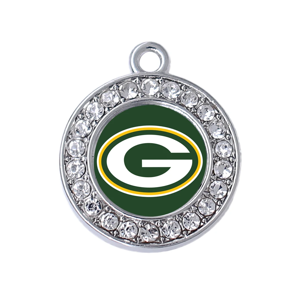 Новая модная подвеска в виде ярлыка зеленой футбольной команды ювелирные