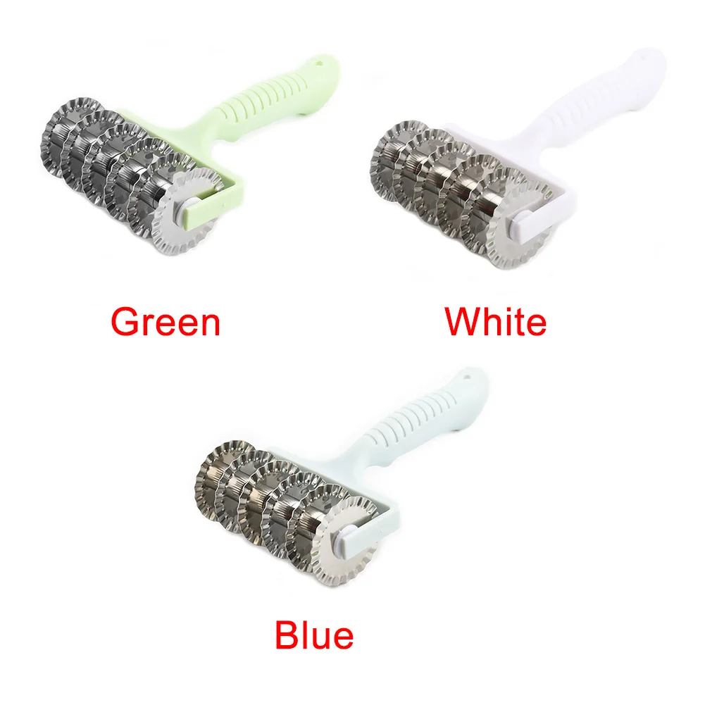 Аксессуары подвесной макраме тяните колесо для пиццы для выпечки роликовый резак отверстие легко чистить инструмент для печенья кухня нетоксичный нержавеющая сталь