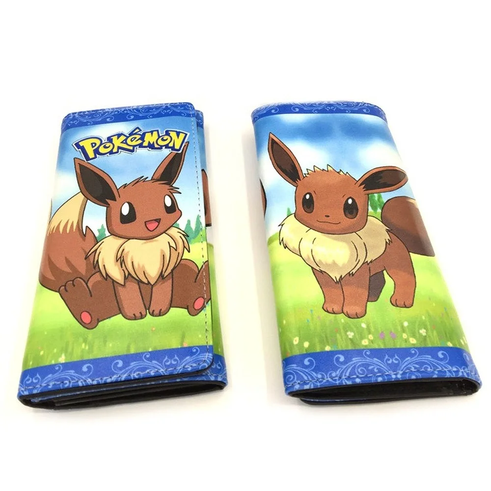 Pokemon Button Wallet Fire-breathing Dragon Pikachu Eevee Squirtle  Charizard Poliwag Gyardos Clefairya Large-capacity Card Toys - Game  Collection Cards - AliExpress