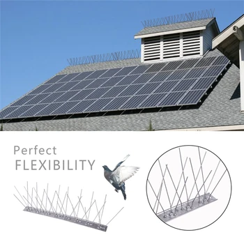 

Stainless Steel Anti Bird Spikes for Pigeons Small Birds Cats, Anti Climb Wall Fence Bird Arrow Repellers Spikes Cover wholesale