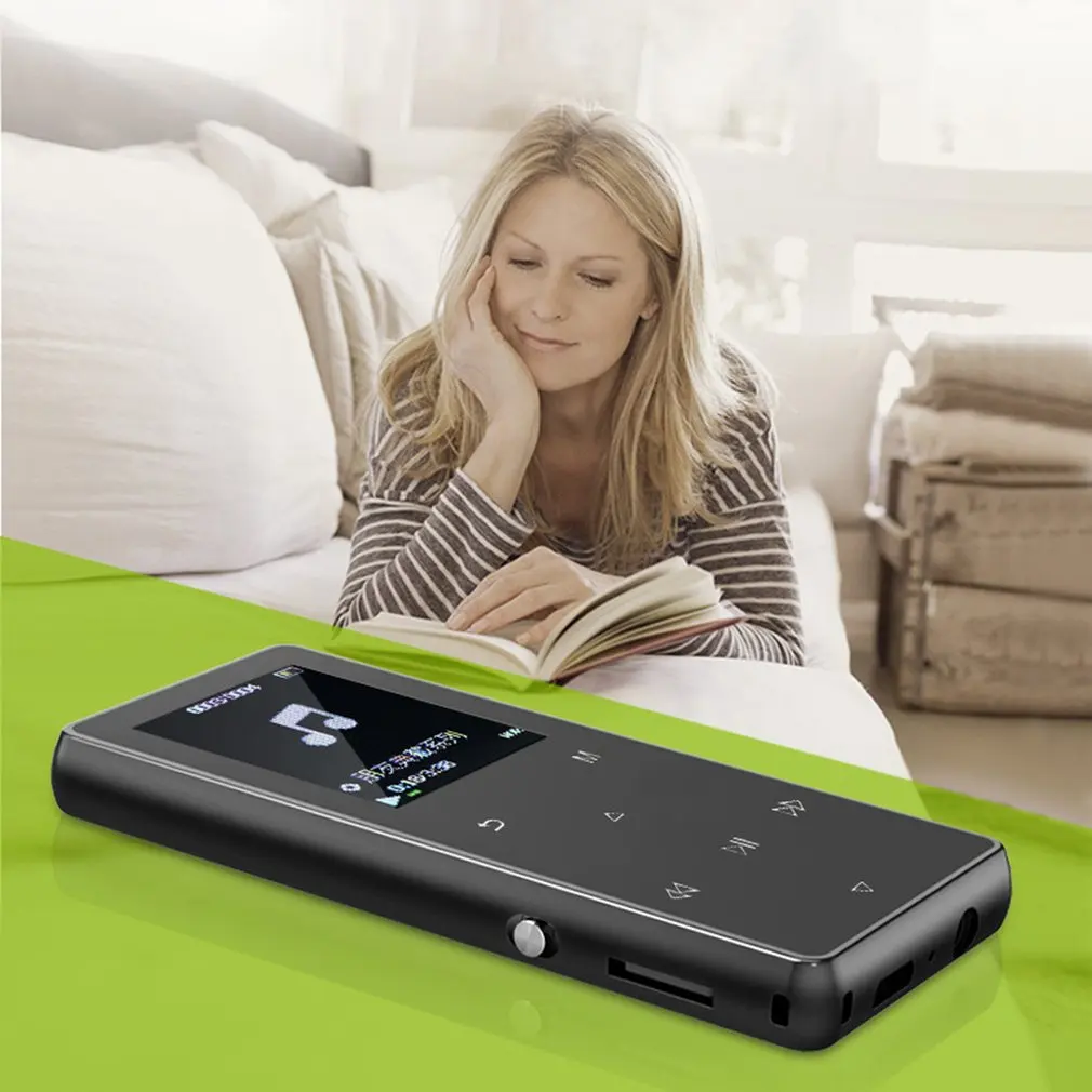 Роскошный Металлический MP4 плеер Bluetooth плеер портативный тонкий MP3 MP4 медиа 1,8 дюймов 8 ГБ/16 Гб музыкальный плеер подарок FM Hi-Fi Walkman